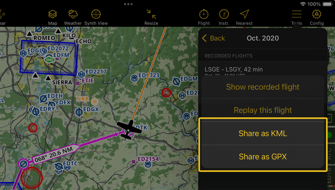 record-flight-share